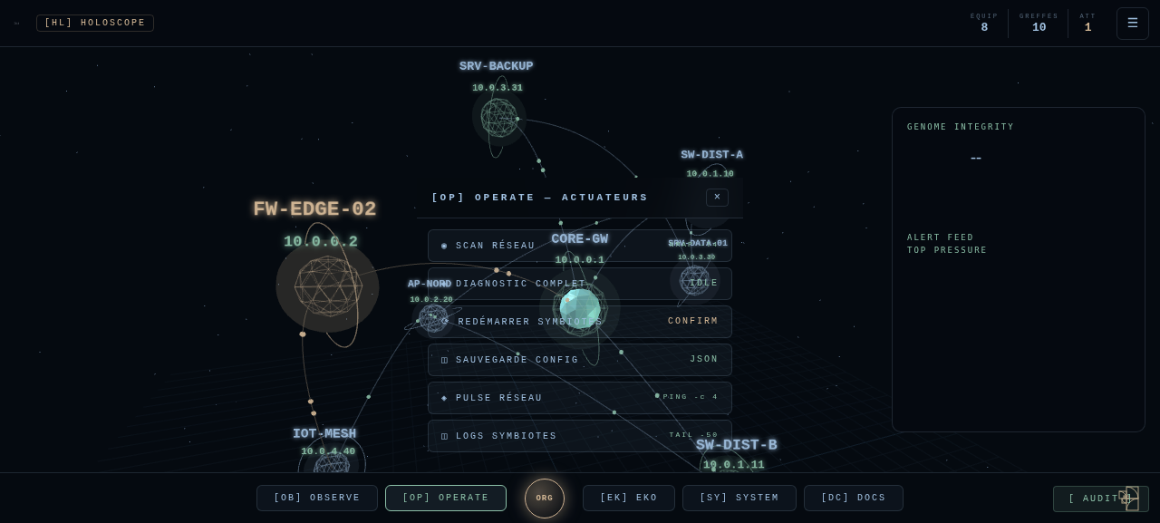 Holoscope SPINA — Membrane SPINA