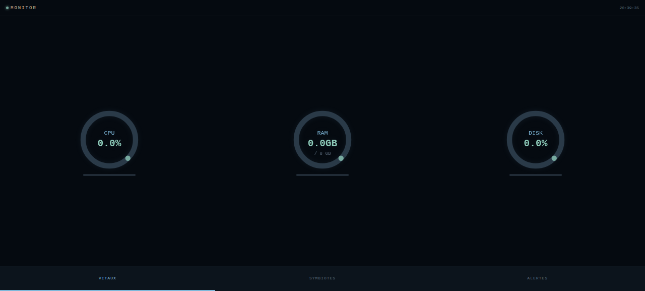 Symbiote MONITOR — Signes Vitaux